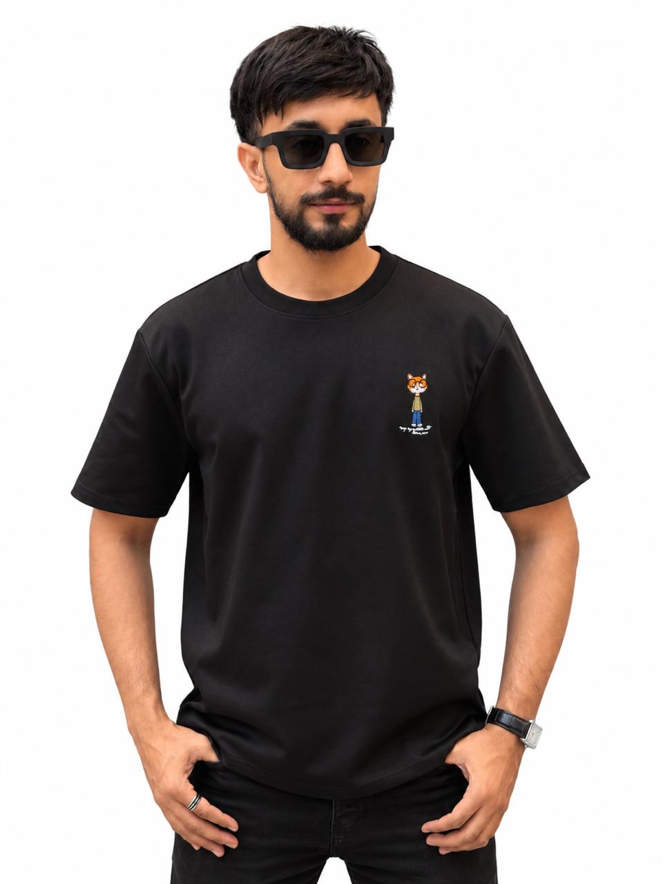 Men’s Cartoon Graphic Oversized T-Shirt