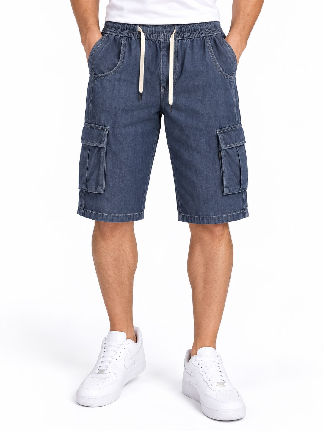 Men’s Denim Cargo Shorts