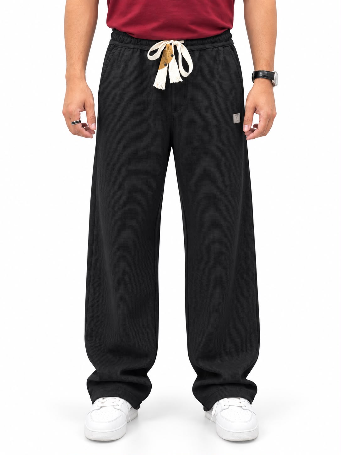 Men’s Textured Baggy Trouser