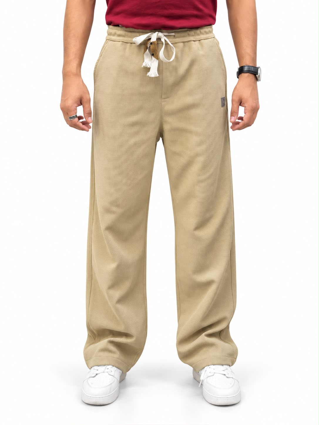 Men’s Textured Baggy Trouser