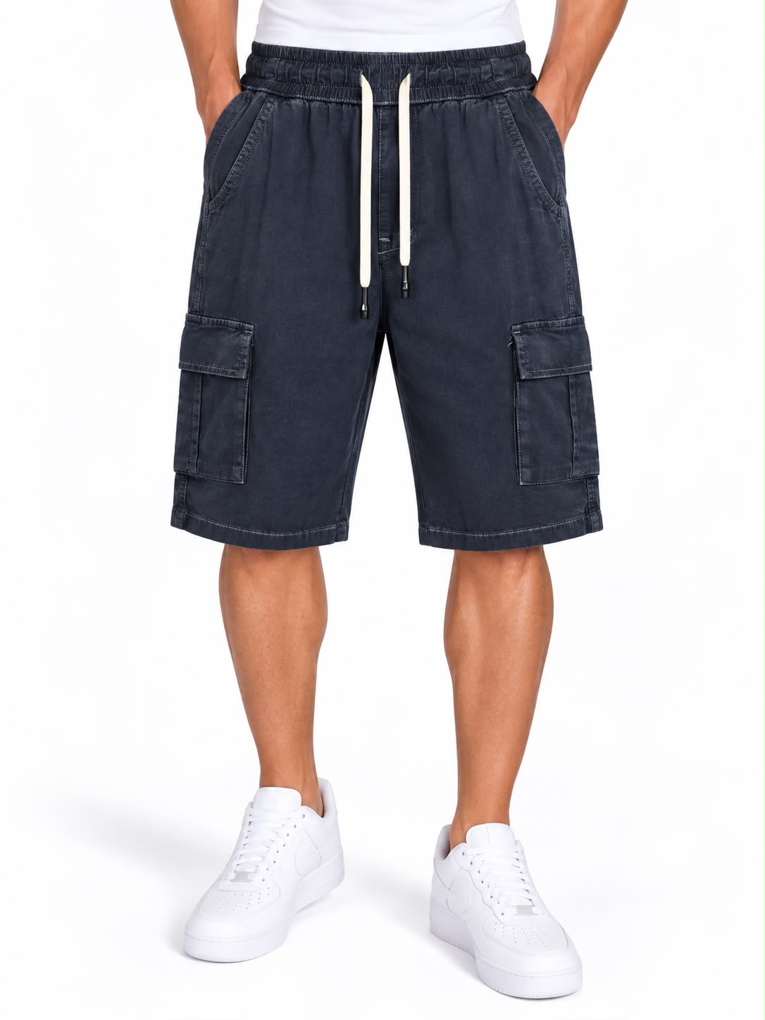 Men’s Denim Cargo Shorts