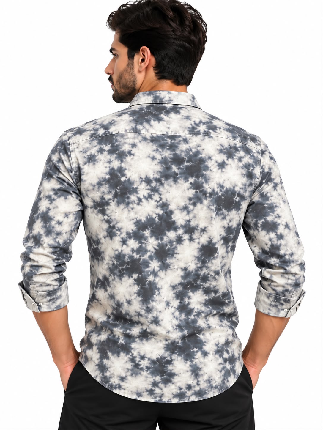 Men’s Tie-Dye Casual Shirt