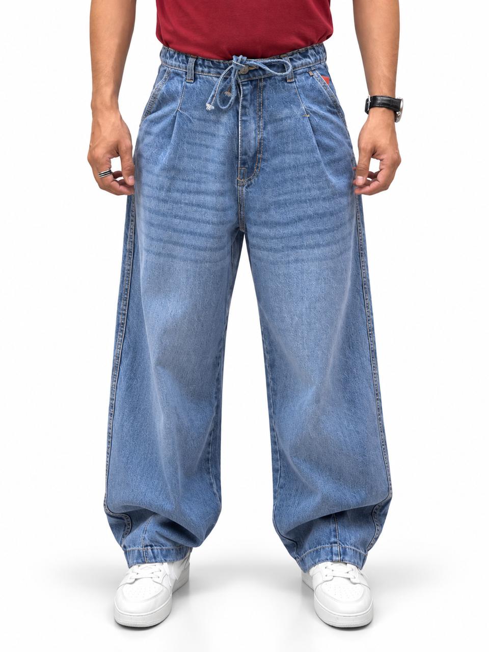 Men’s Baggy Patterned Jeans