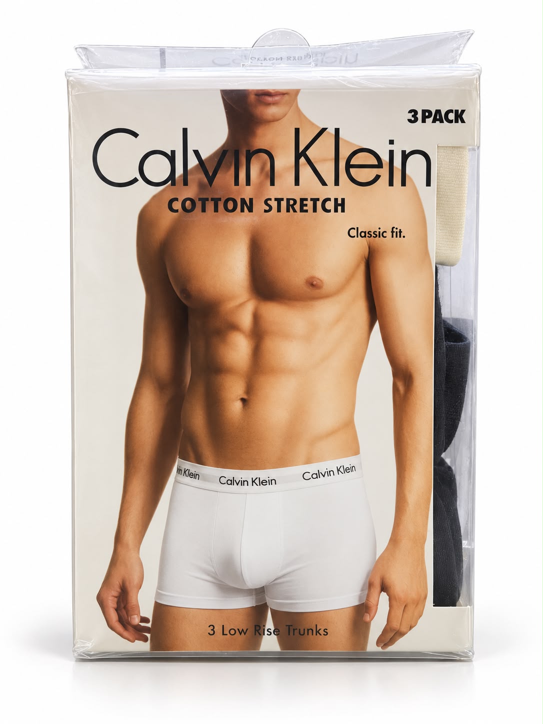 Calvin Klein Men’s Cotton Stretch Trunks – 3 Pack