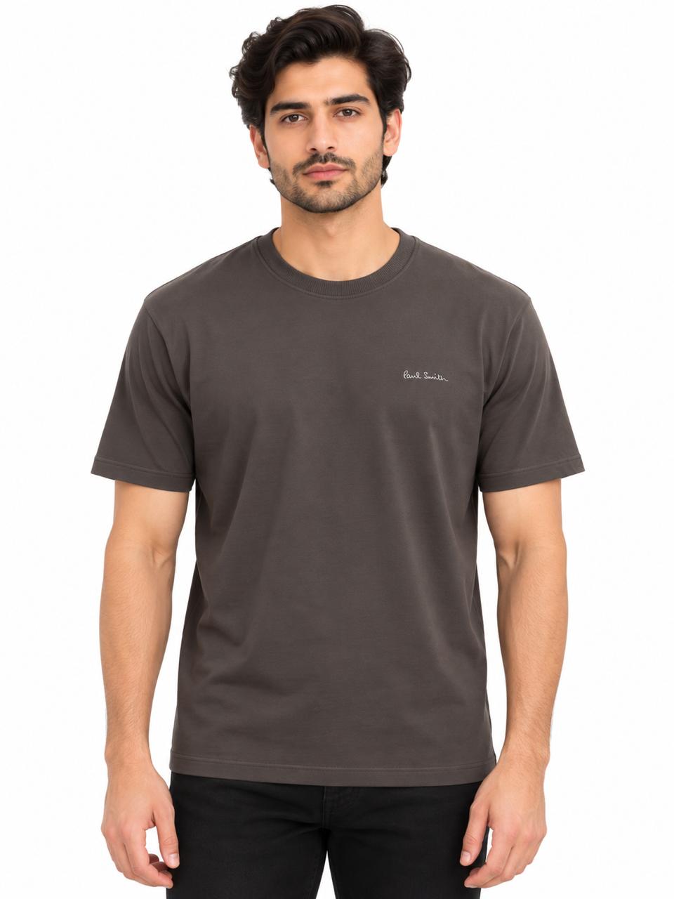 Men’s Premium Embroidered Crew Neck T-Shirt