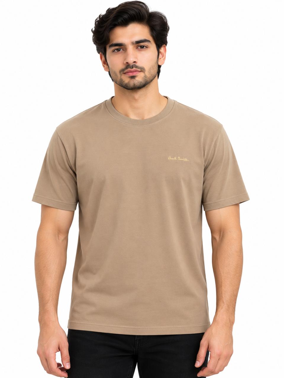 Men’s Premium Embroidered Crew Neck T-Shirt