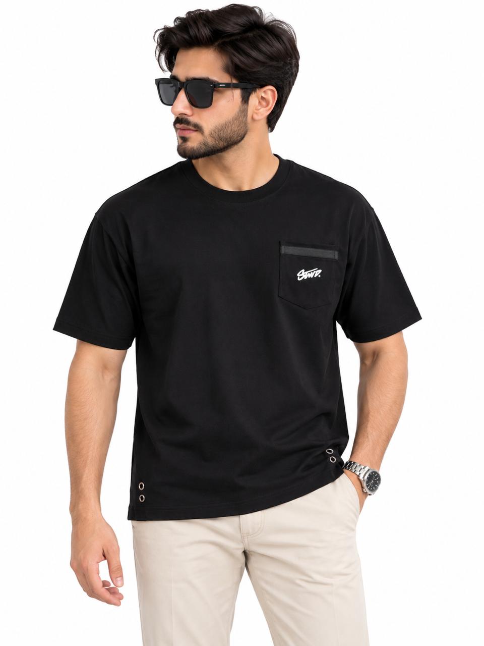 Men’s Cartoon Graphic Oversized T-Shirt