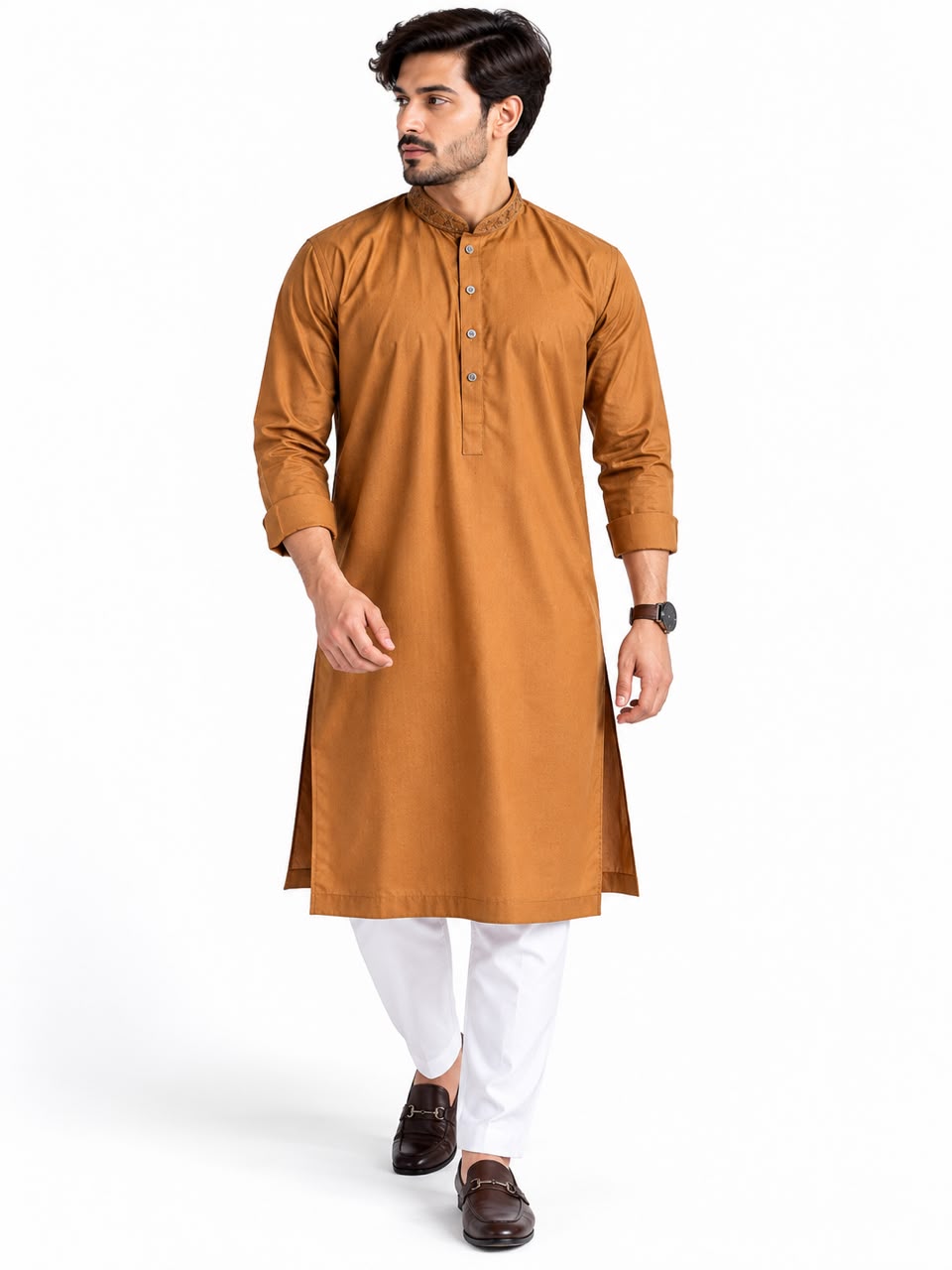 BANTHAN Men’s Premium Textured Kurta