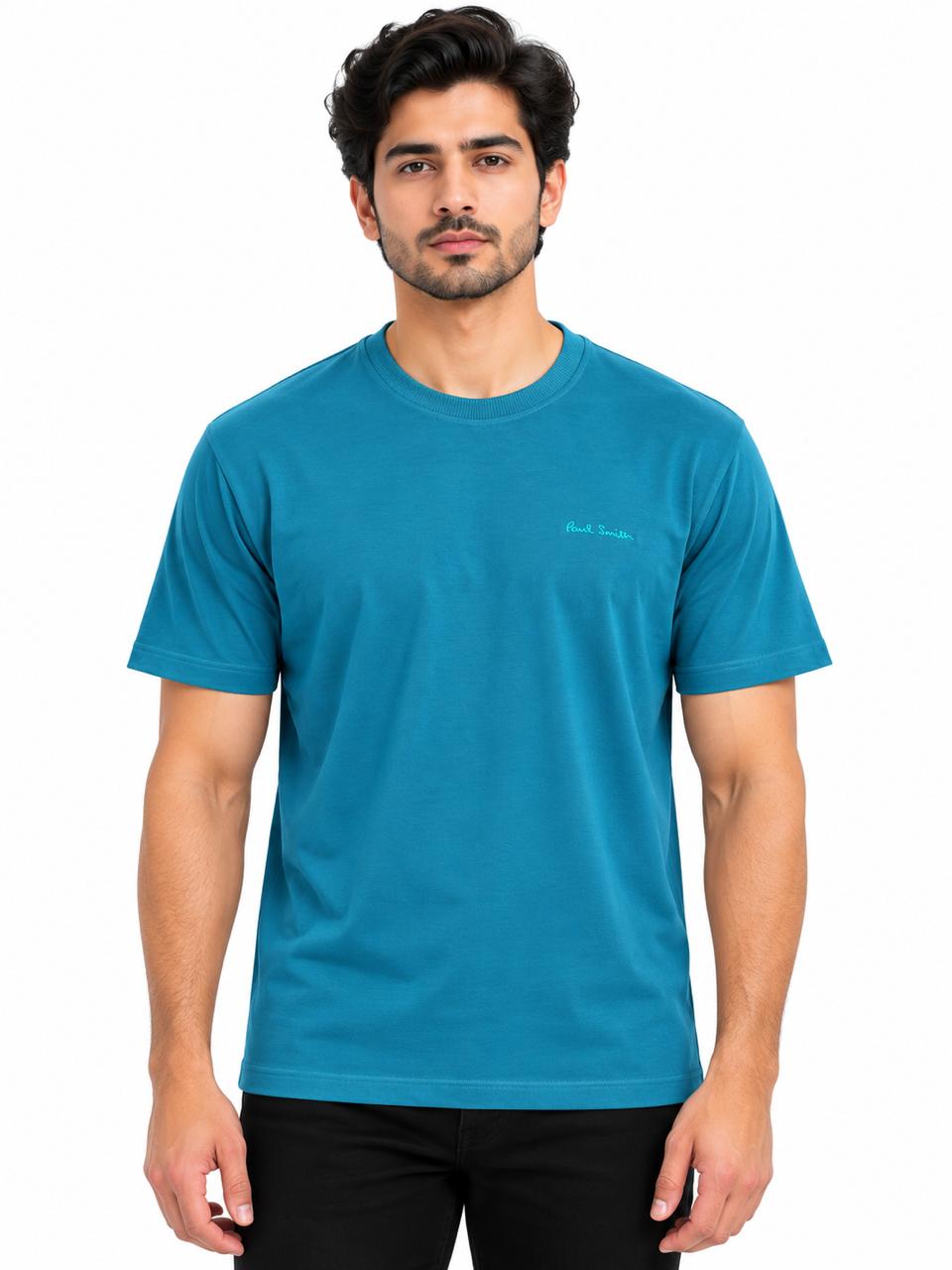 Men’s Premium Embroidered Crew Neck T-Shirt