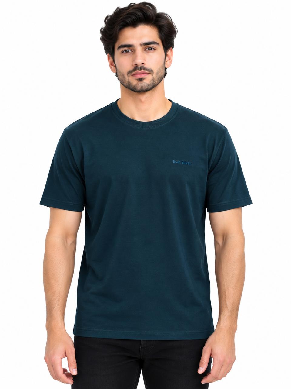 Men’s Premium Embroidered Crew Neck T-Shirt