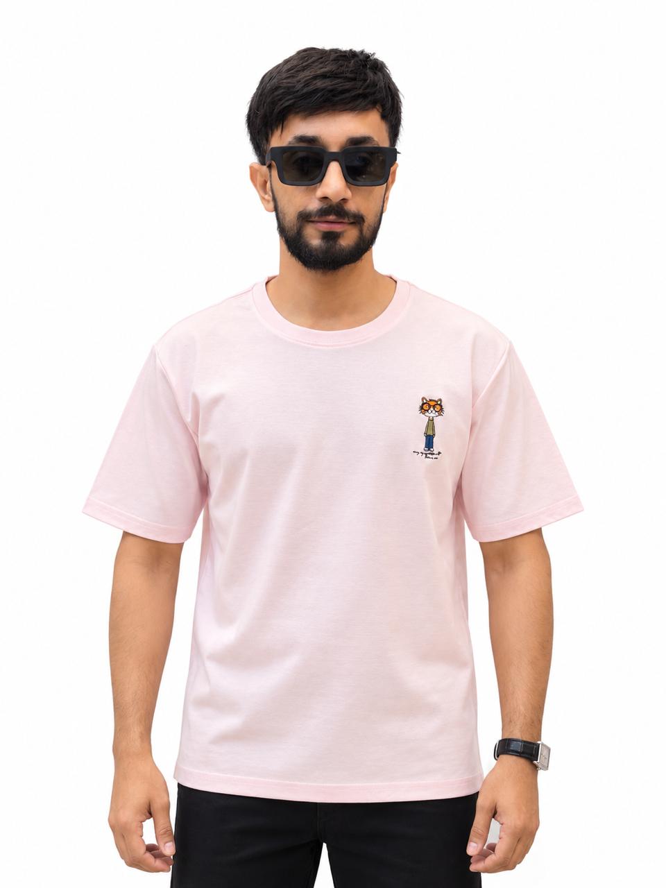 Men’s Cartoon Graphic Oversized T-Shirt
