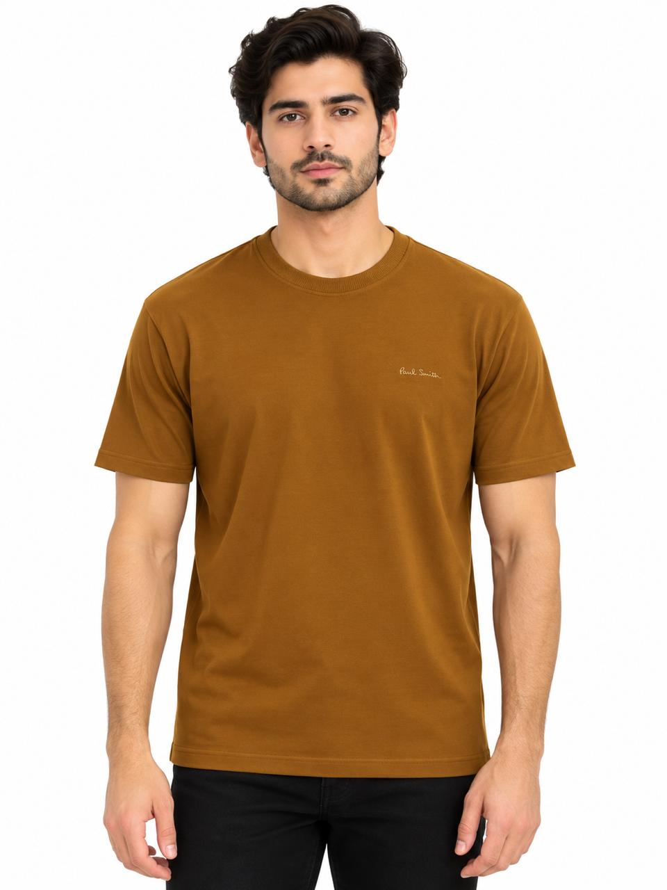 Men’s Premium Embroidered Crew Neck T-Shirt