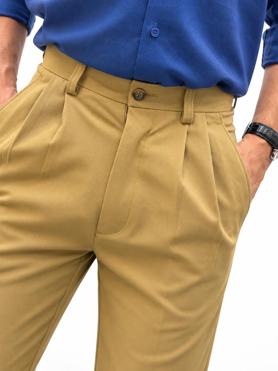 Men’s Pleated Formal Chino pant