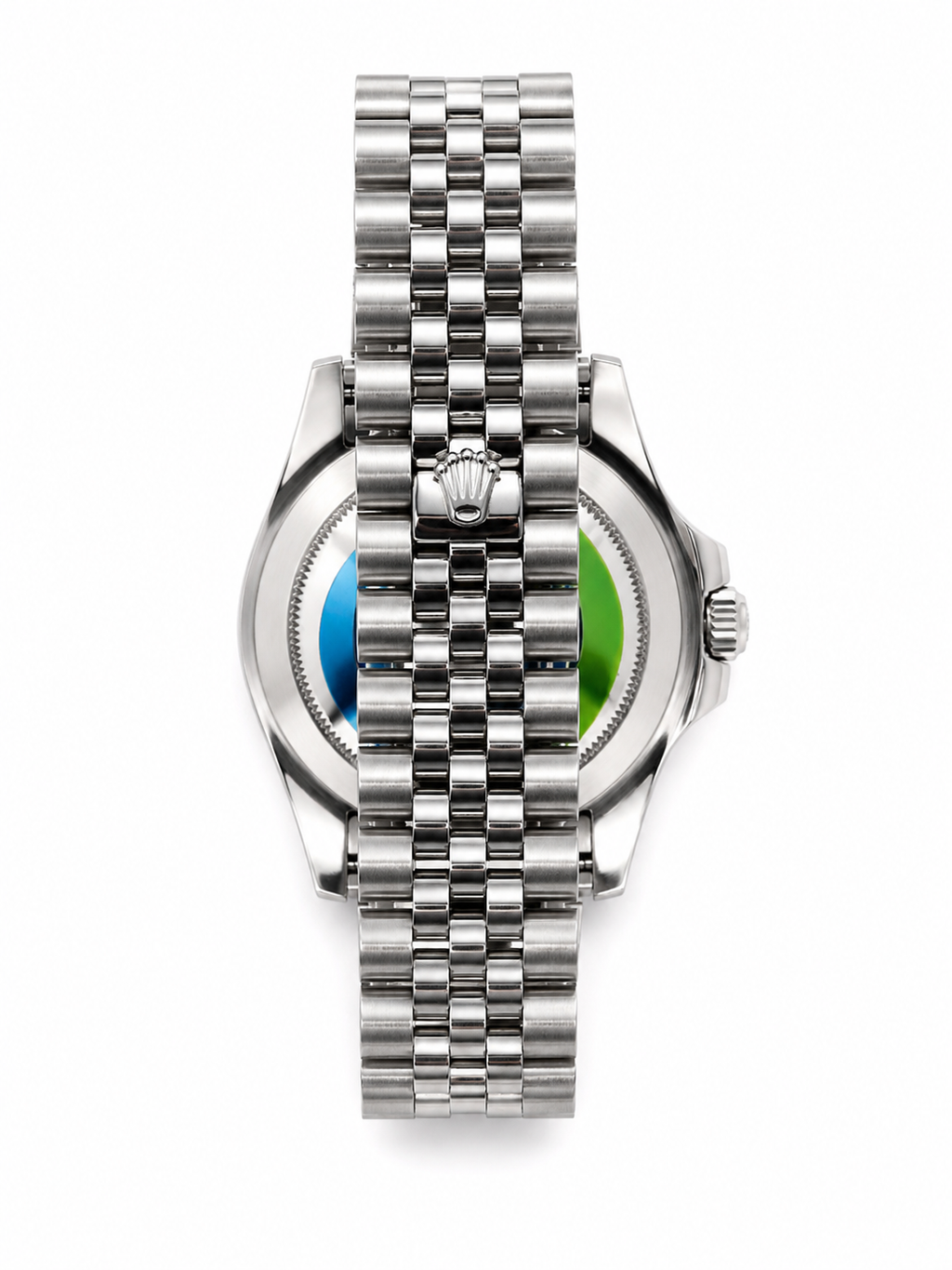 Classic Blue Dial Men's Stainless Steel Watch