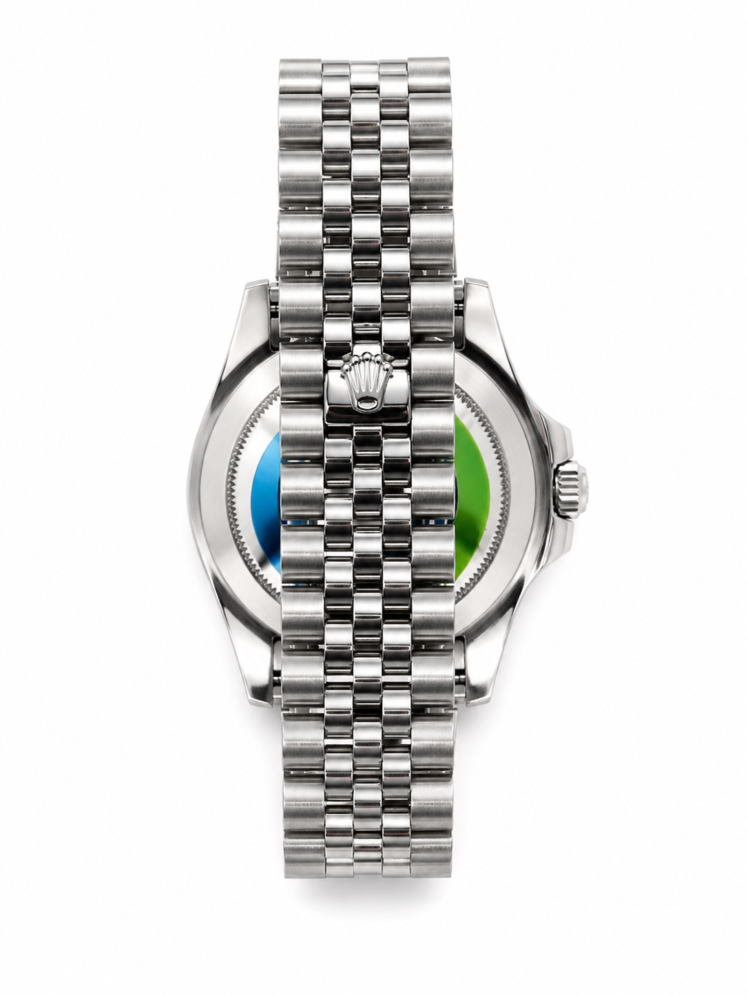 Classic Blue Dial Men's Stainless Steel Watch