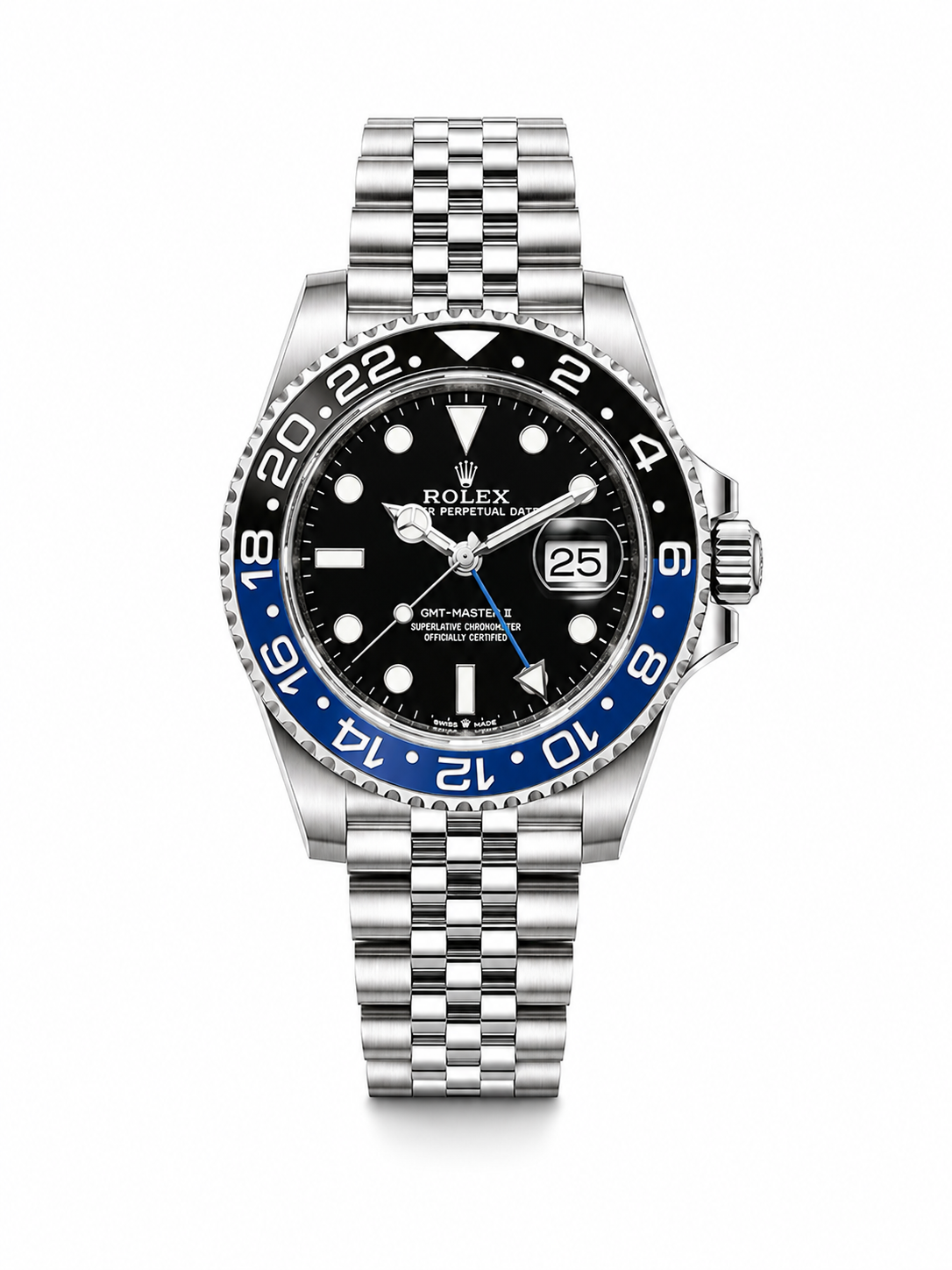 Classic Silver & Black Men's Watch