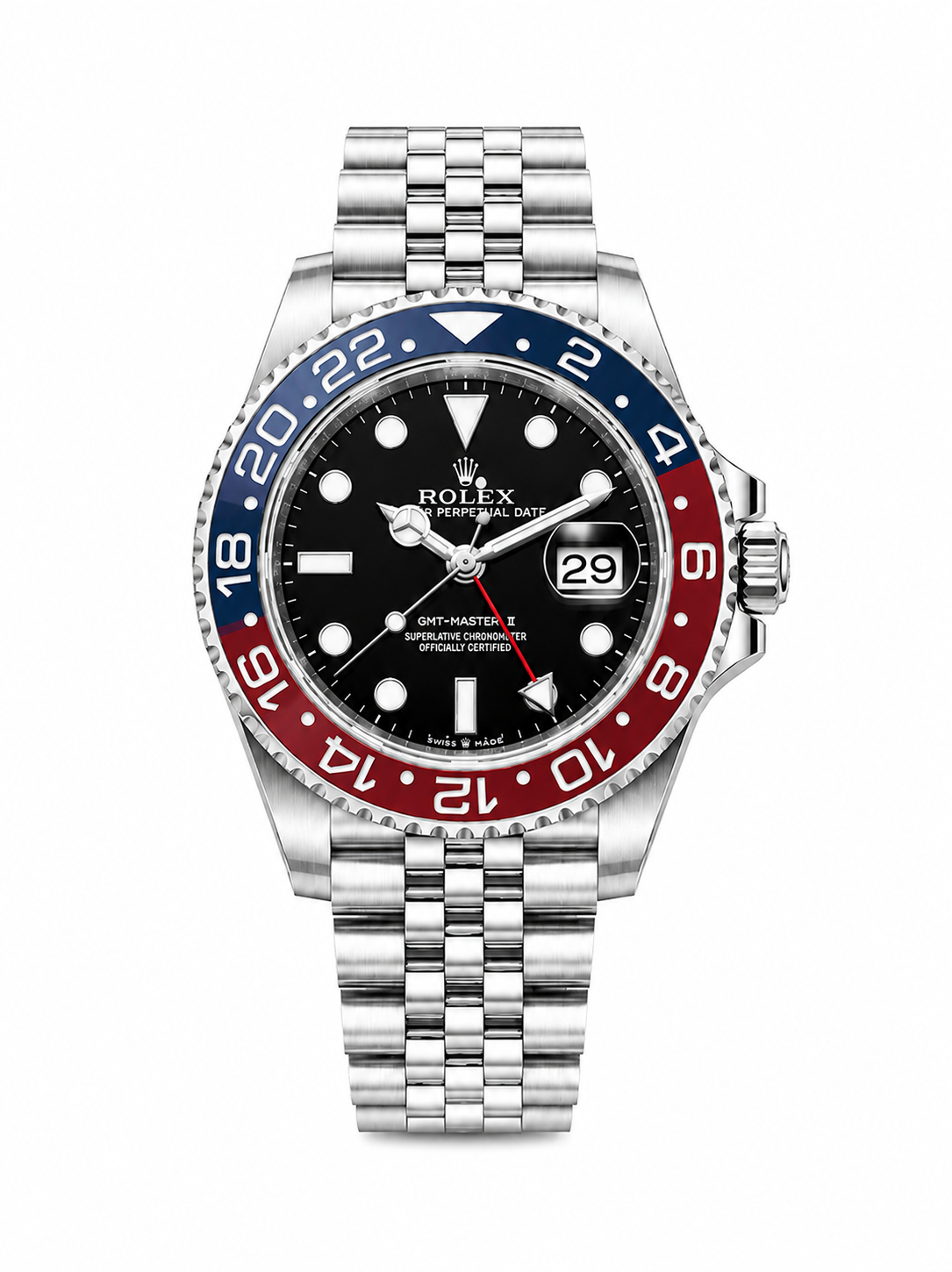 Classic GMT Master II Stainless Steel Watch
