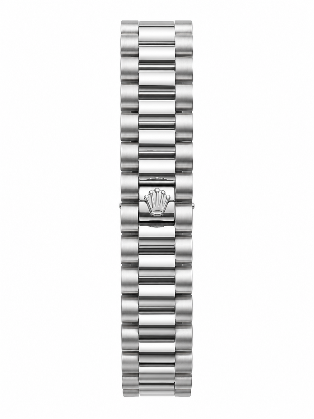 Men’s Silver Stainless Steel White Dial Date Watch