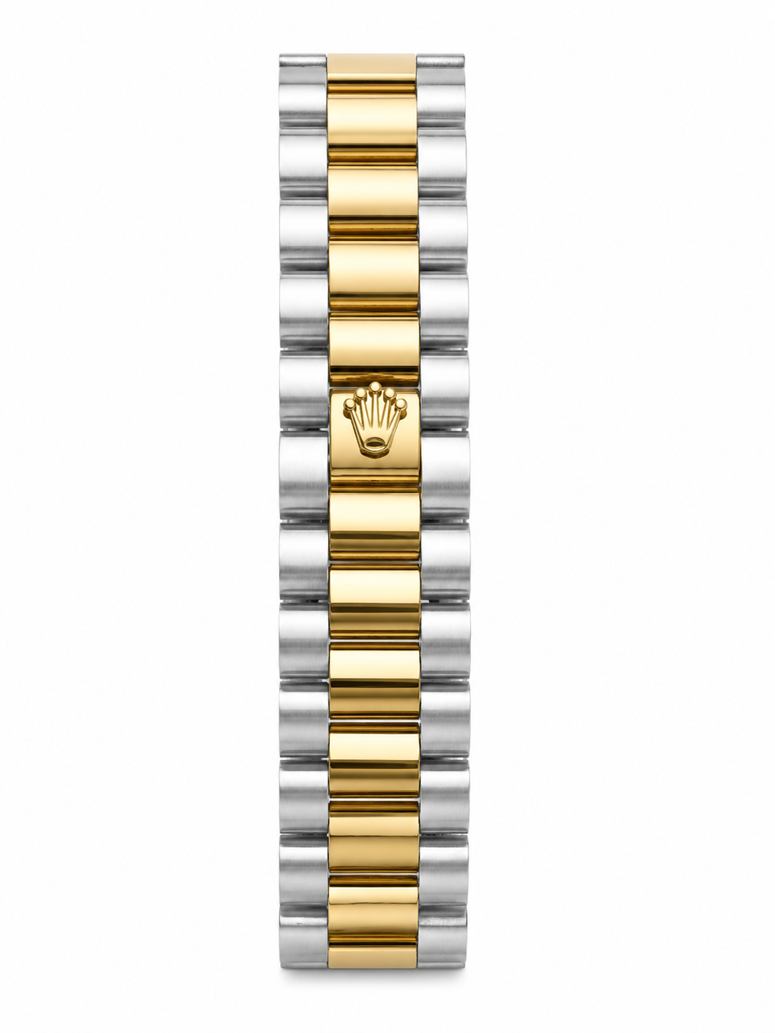 Men’s Two-Tone Gold & Silver Blue Dial Dress Watch