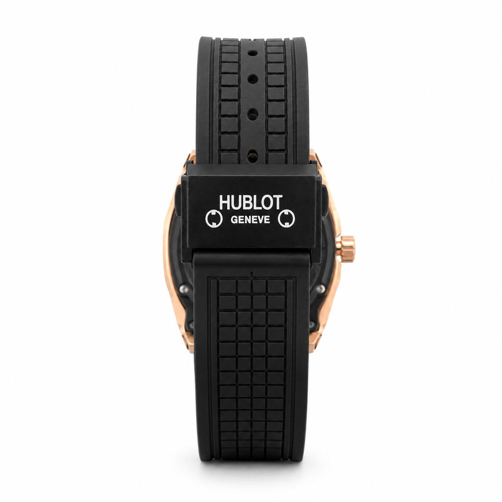 Men’s Luxury Black & Rose Gold  Watch