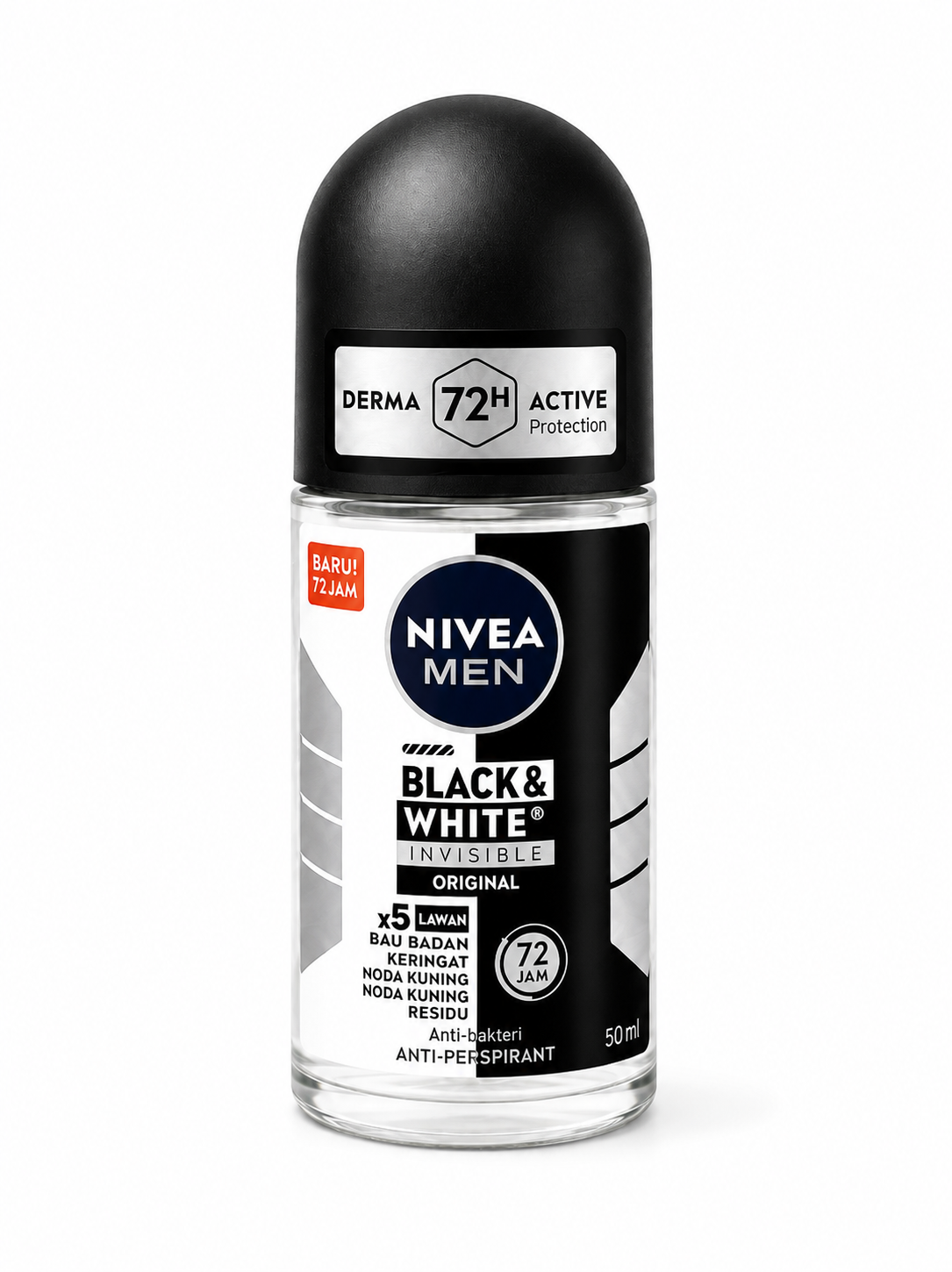 NIVEA MEN Black & White Invisible Original Anti-Perspirant Roll-On 50ml