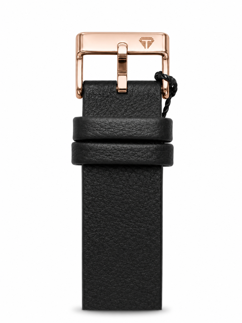 TOMI Men’s Classic Rose Gold Watch – Grey Dial & Black Leather Strap