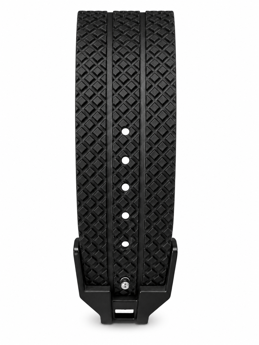 Men’s Watch with Carbon Fiber Dial & Textured Rubber Strap