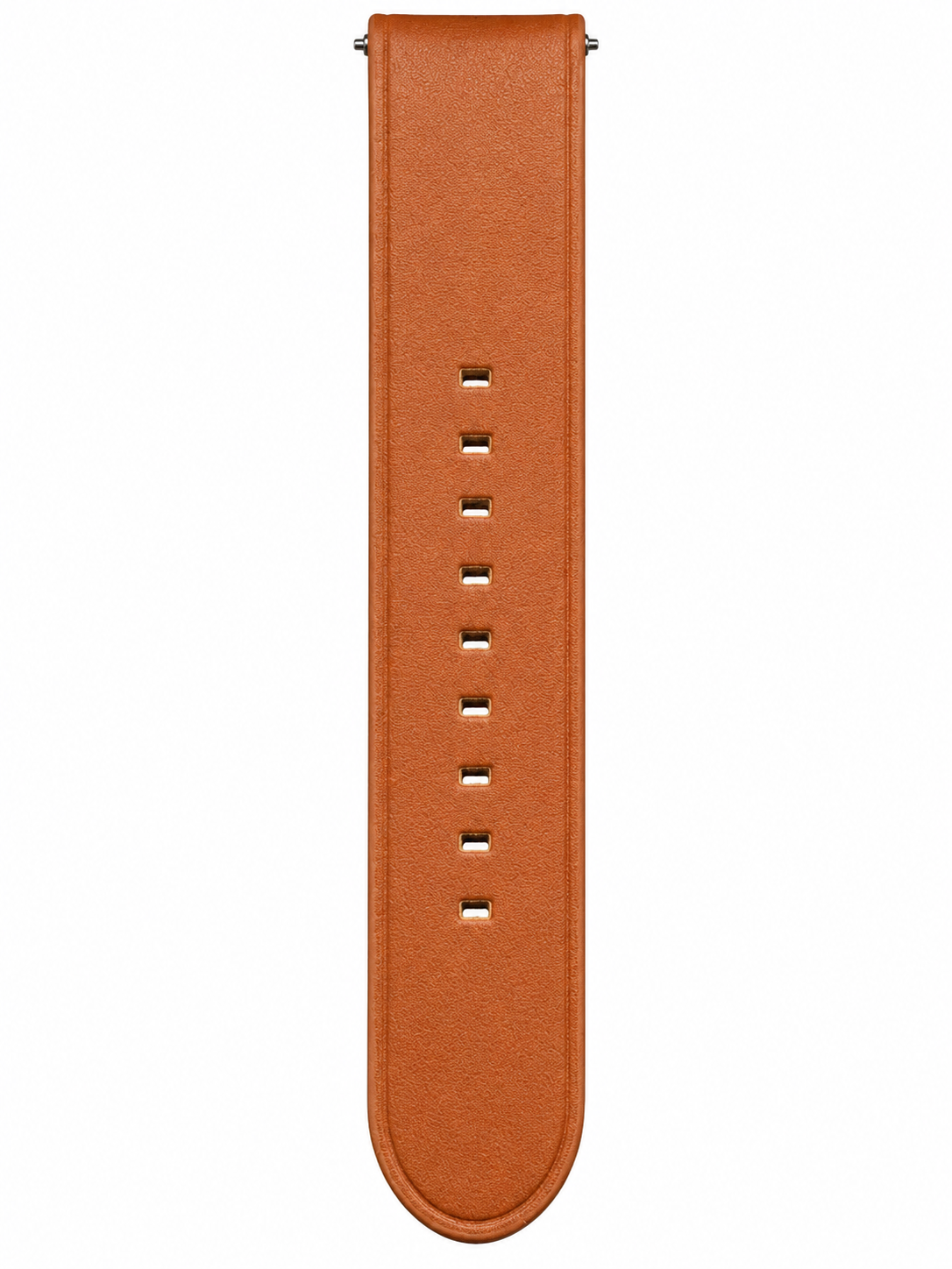 TOMI Men’s Classic Watch – White Dial, Silver Case & Tan Leather Strap