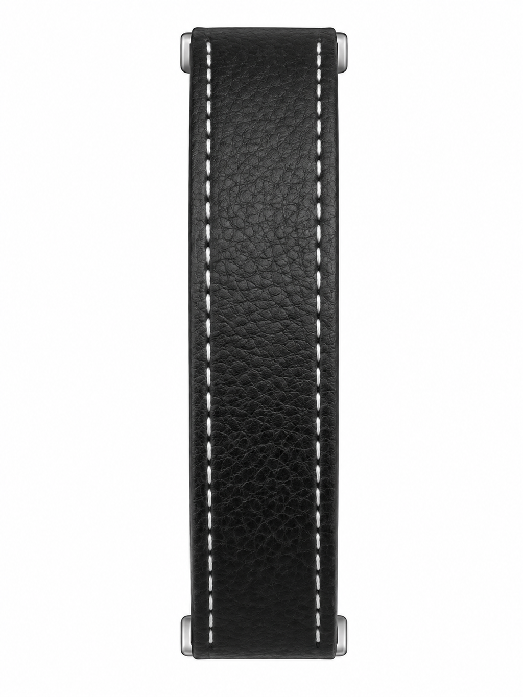 TOMI Men’s Luxury Watch – Silver Case, White Dial, Black Leather Strap & Moon Phase Design