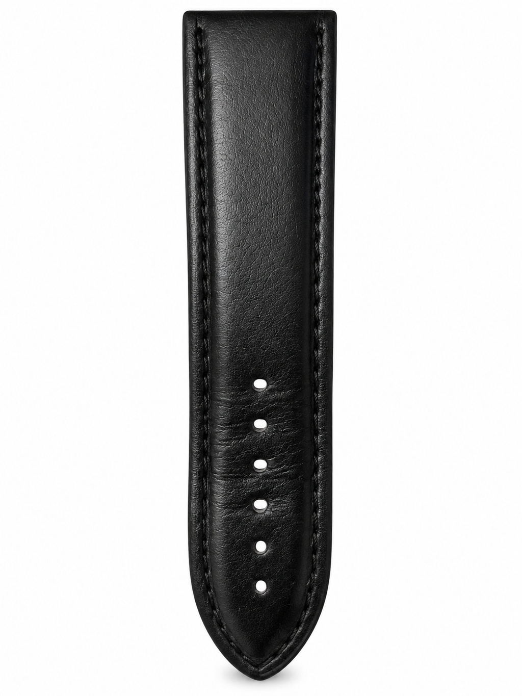 Men’s Black Luxury Analog Watch with Textured Leather Strap