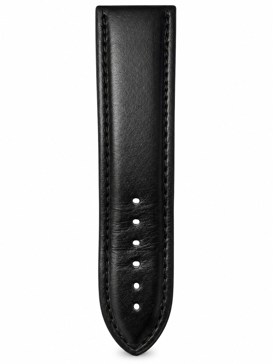 Men’s Black Luxury Analog Watch with Textured Leather Strap