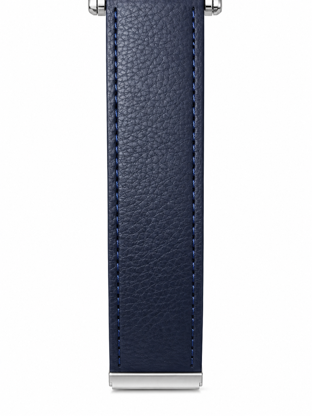 Tomi Men's Blue Leather Strap Analog Watch with Moonphase Dial