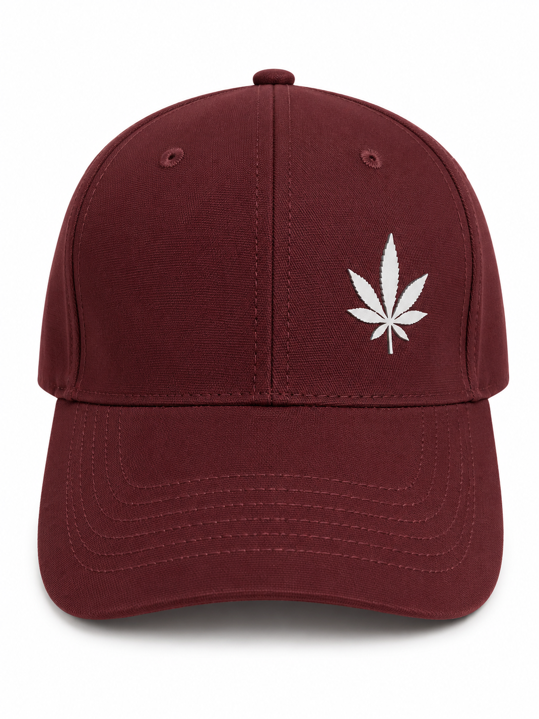 Burgundy Luxury Baseball Cap