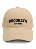 Beige Brooklyn Baseball Cap