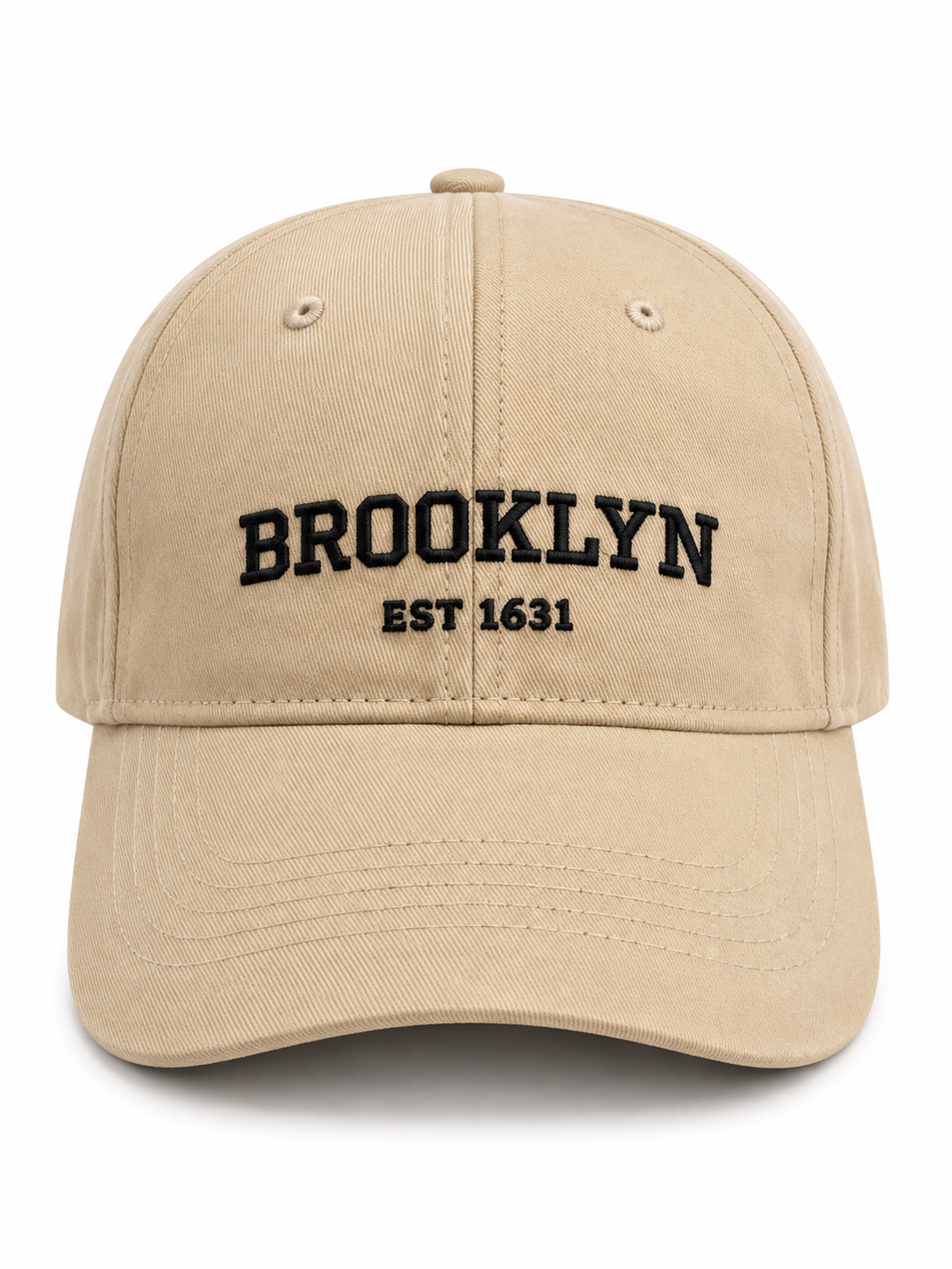 Beige Brooklyn Baseball Cap