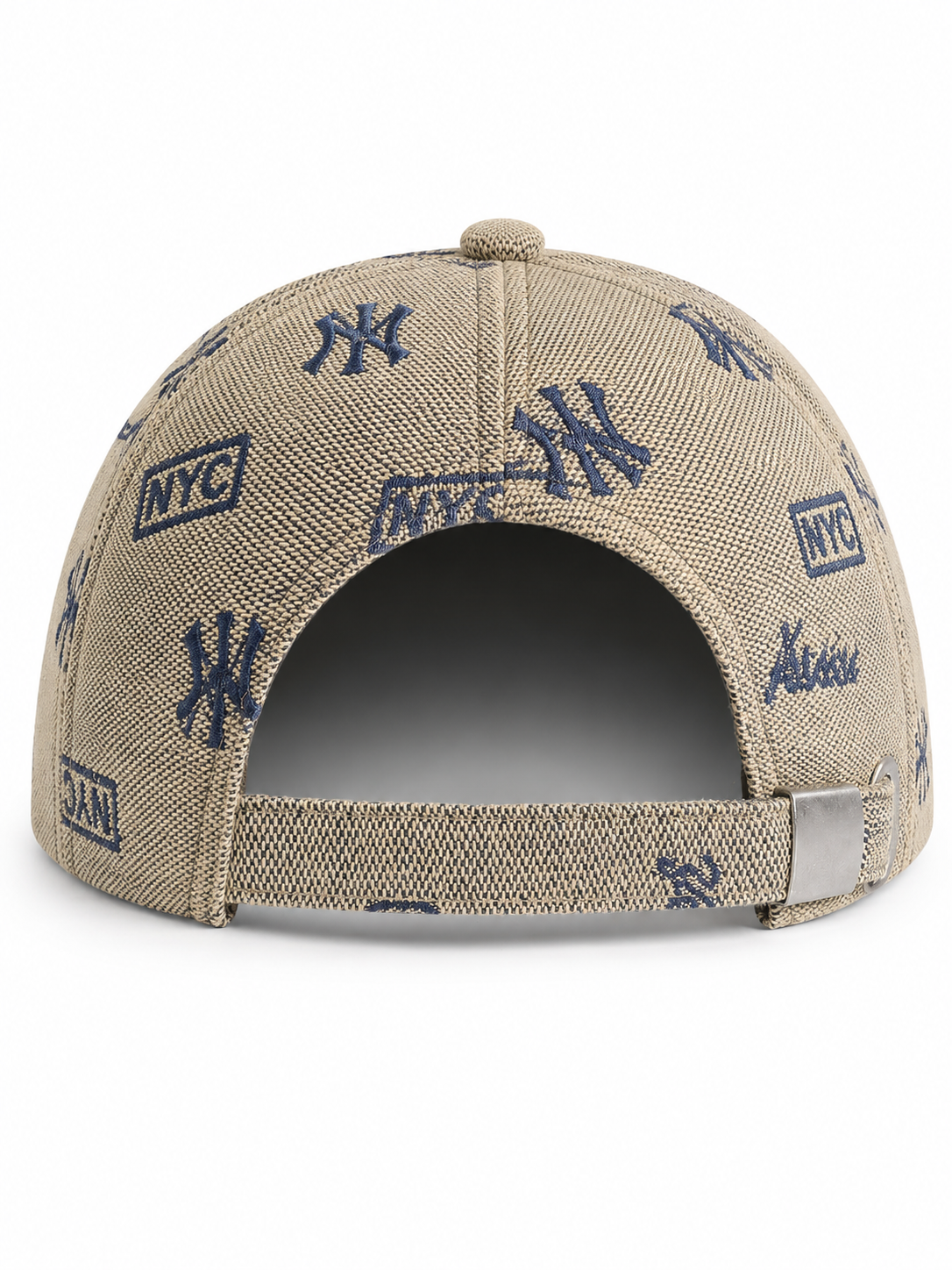 Beige & Navy NY Baseball Cap
