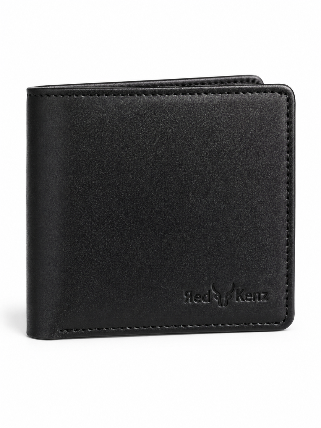 Men’s Classic Black Leather Bifold Wallet – Multi Card & ID Holder