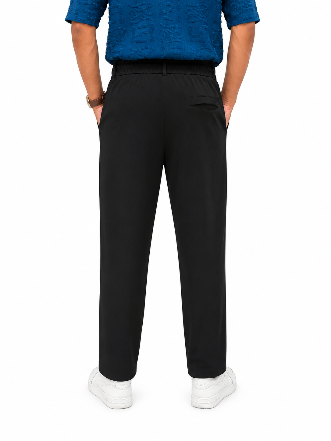Nike Men’s Black Straight-Leg Trouser