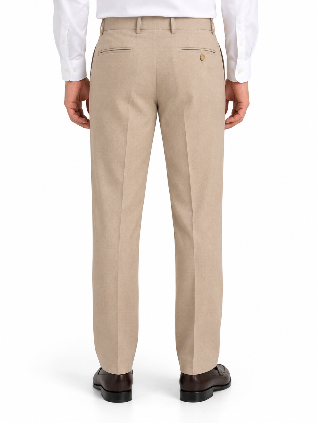 Men’s Classic Beige Dress Pants