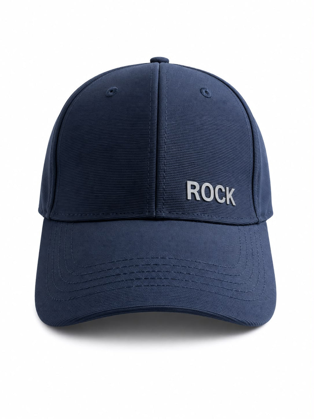 Premium Navy Blue Ribbed Baseball Cap