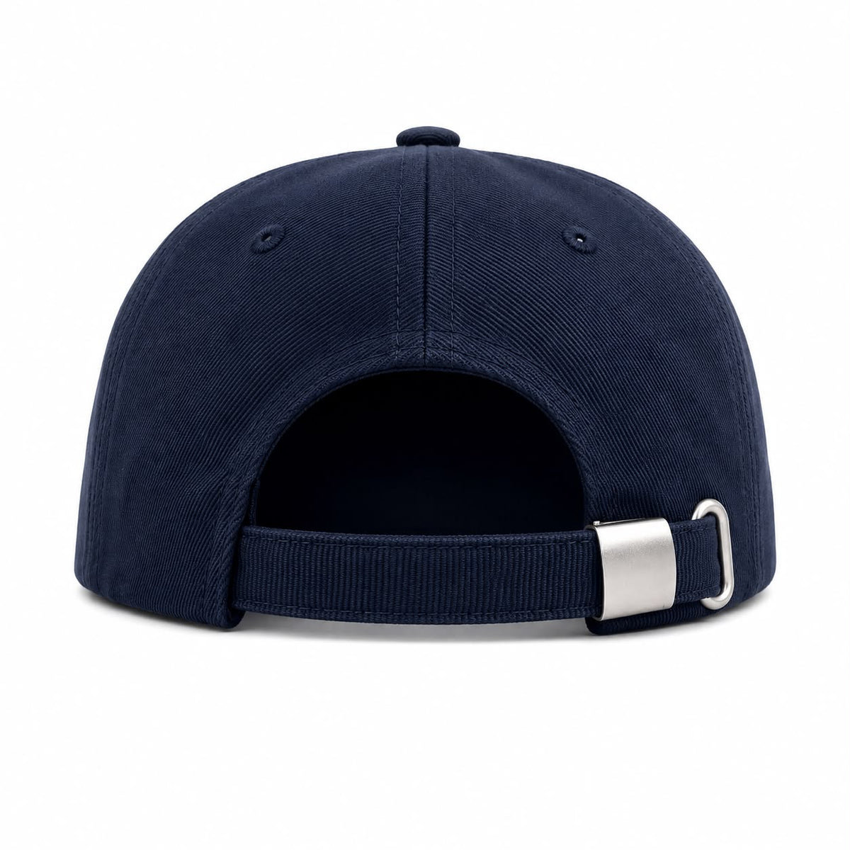 Premium Navy Blue Embossed Letter Baseball Cap
