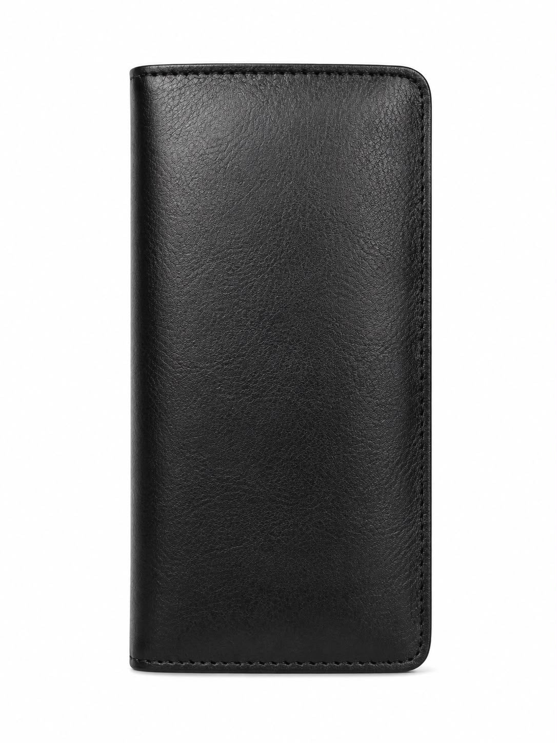 Men’s Premium Black Long Leather Wallet
