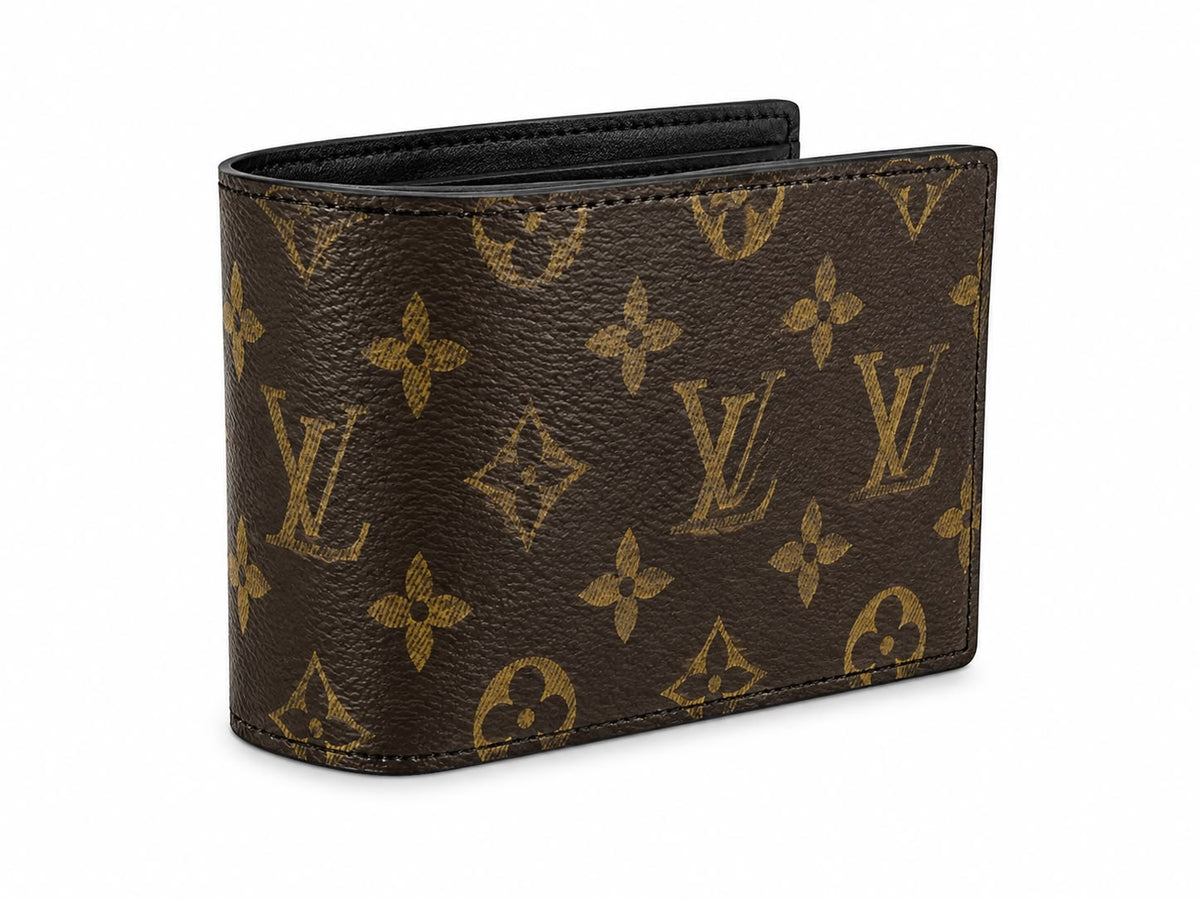 Men’s Brown Monogram Bi-Fold Wallet