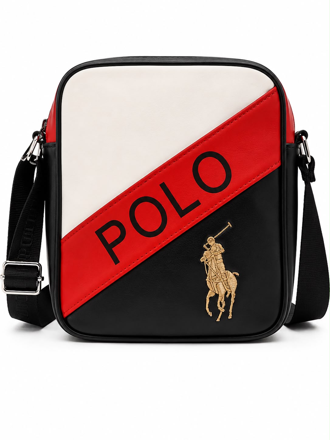 Men’s Polo Style Crossbody Shoulder Bag