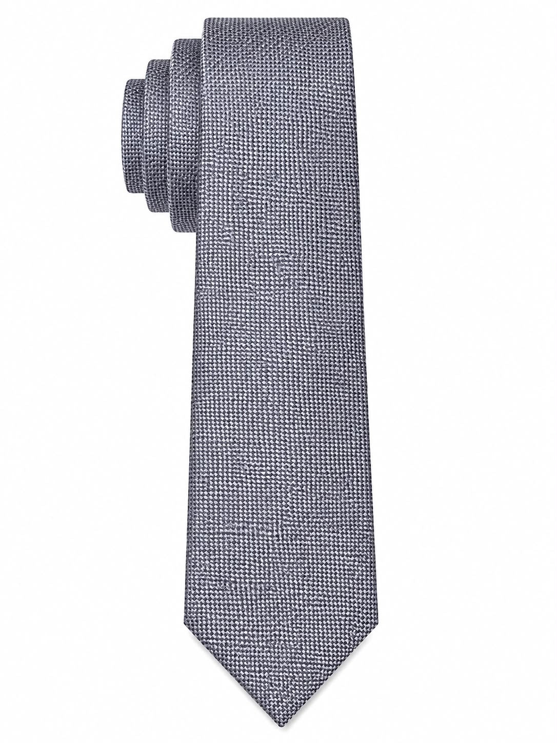 Men’s Silver Grey Textured Formal Necktie