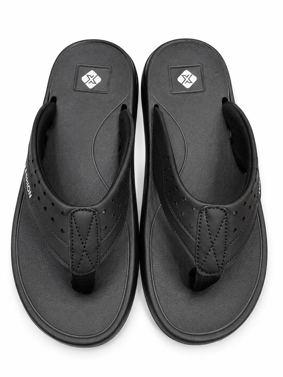 Men’s Casual Comfort Flip Flops – Soft Strap Thong Sandals with Cushioned Sole