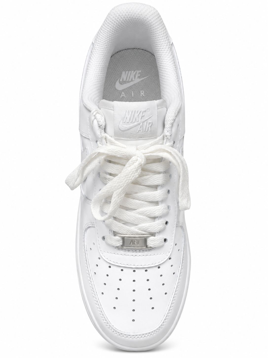 Nike Air Force 1 Style Sneakers – Classic All-White Low-Top Casual Shoes