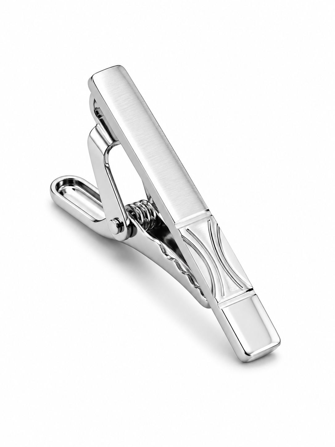 Men’s Silver Minimalist Tie Clip
