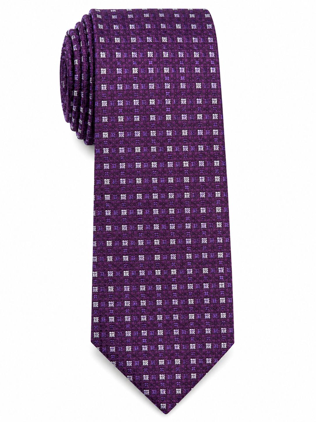 Men’s Purple Textured Pattern Necktie