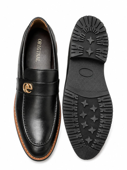 Men’s Black & Brown Loafers
